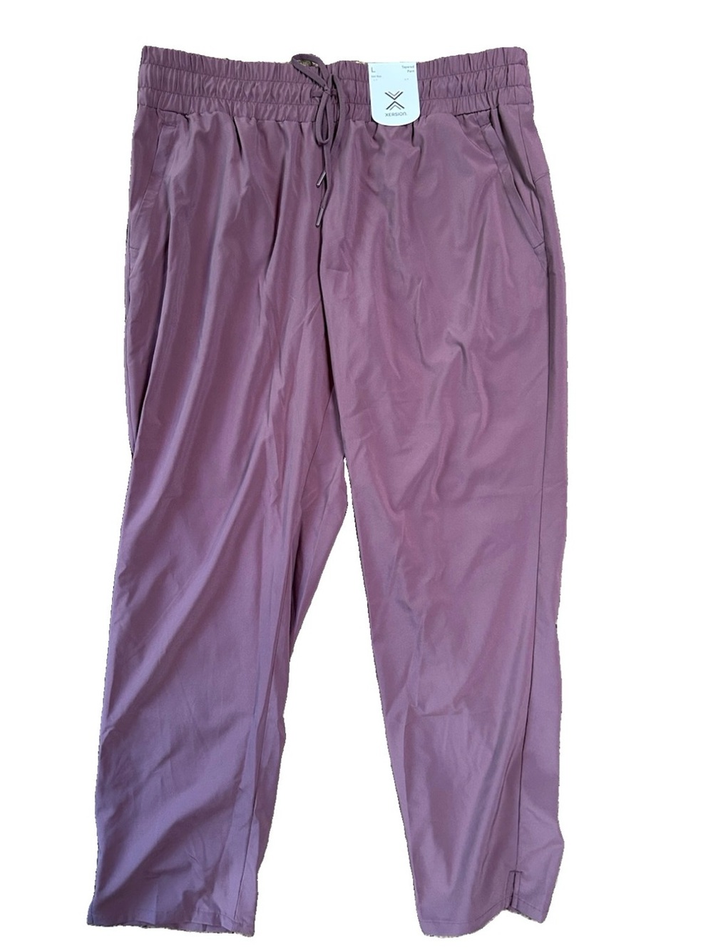 NWT Xersion Quick-Dri Stretch Athletic Pants | Large | Huckleberry Purple